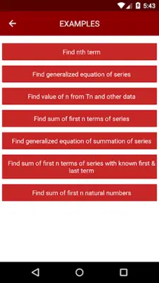 Arithmetic Progression Solver android App screenshot 4